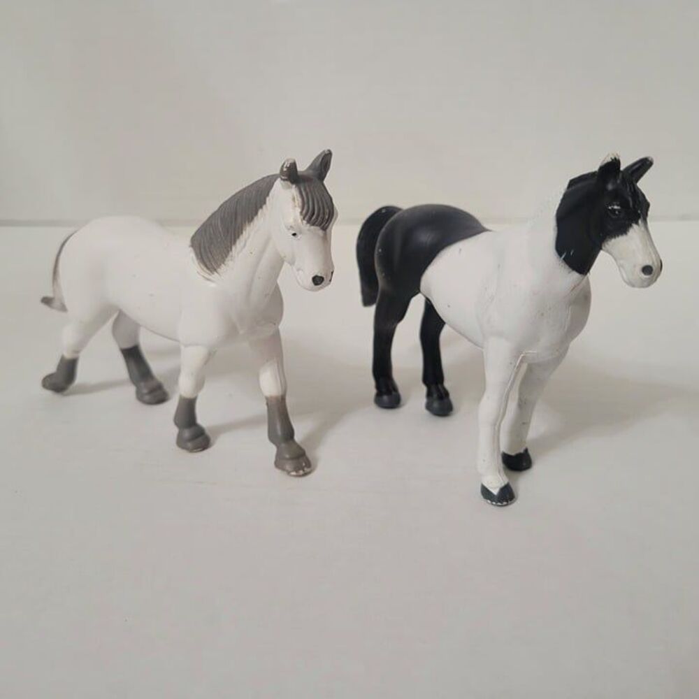 Vintage Funrise 1988 Horses Pinto Andalusian 3" Tall